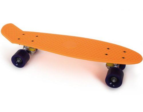 Skateboard Neon Orange Small Foot 6785