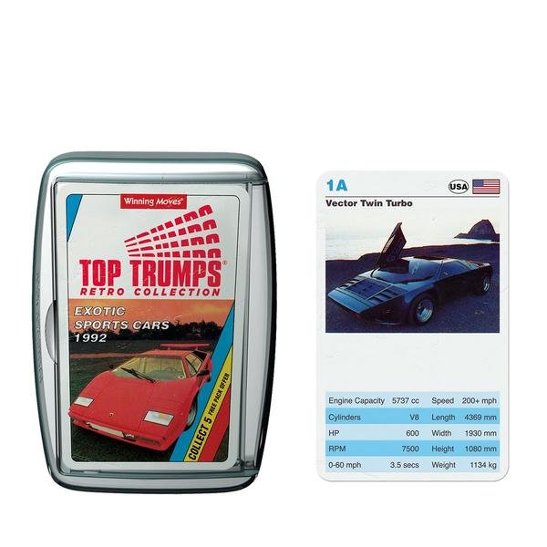 Κάρτες Retro Cars Top Trumps 2189