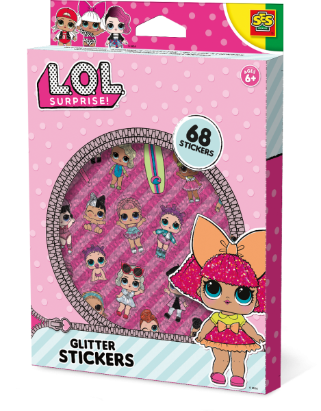 L.O.L. Glitter stickers Ses 14191