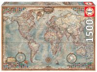 Παζλ Map of The World Educa 16005