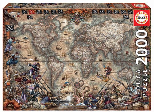 Παζλ Pirates Map Educa 18008